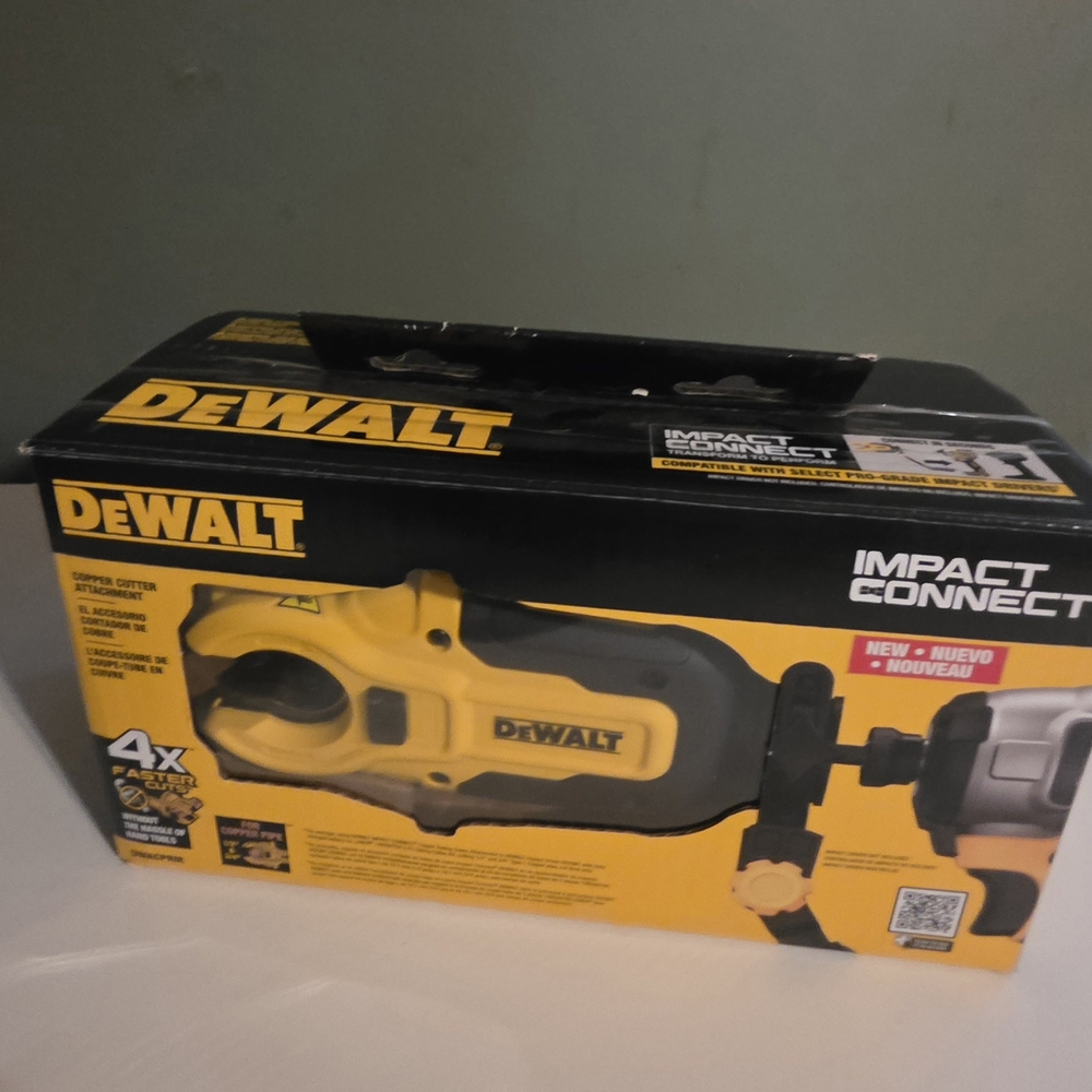 DEWALT Impact Connect Pipe Cutter. Connects To Dewalt Drill/Driver. Brand New.
